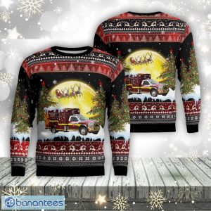 Florida, Highlands County Fire Rescue Christmas Ugly Sweater 3d Xmas Gifty Gift Product Photo 1