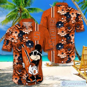 Syracuse Orange Hawaiian Shirt Mickey Love Surfing Trending Summer Gift Product Photo 1