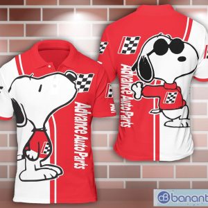 advance auto parts Snoopy Kiss 3D Polo Shirt For Sport Lover Product Photo 1