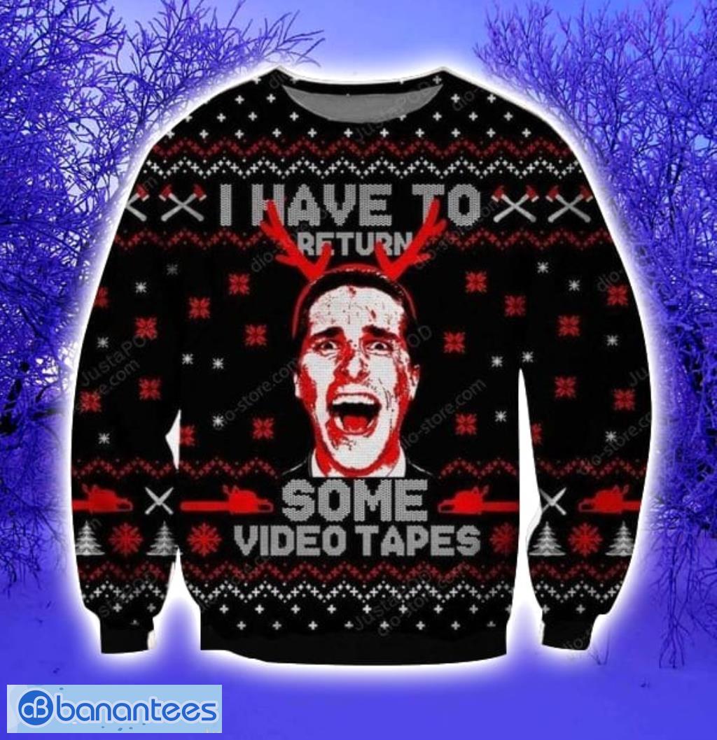 American Psycho Movie Full Print Ugly Christmas SweaterGift For Men And  Women - Banantees