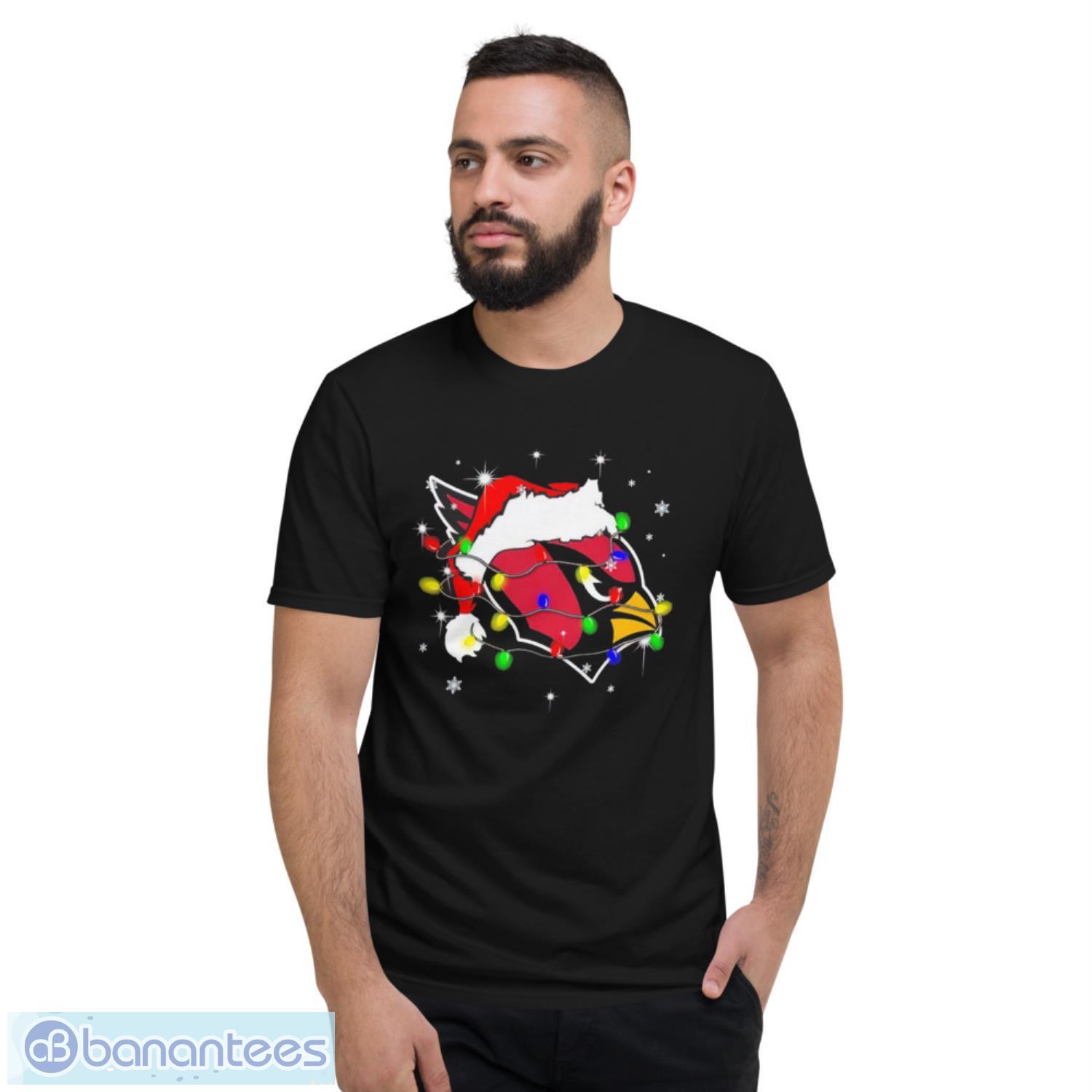 Arizona Cardinals Santa hat Christmas shirt - Banantees