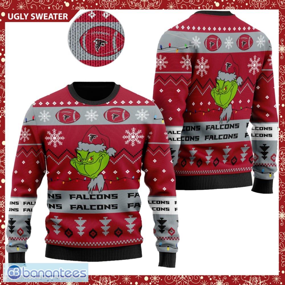 Cute Grinch American Football Atlanta Falcons Ugly Christmas Sweater For  Fans