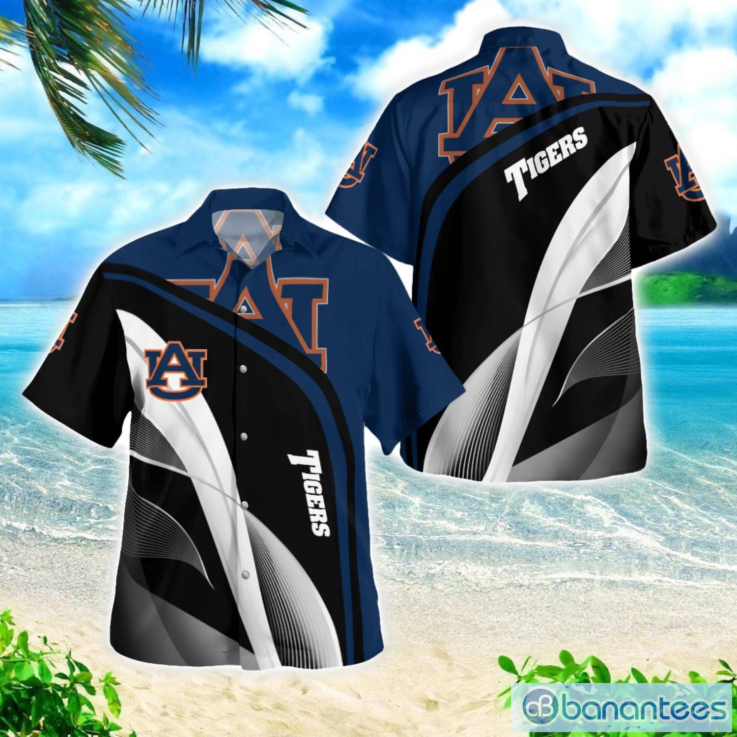 Auburn Tigers Map Teams New Arrivals Hawaiian Shirt Gift Men And