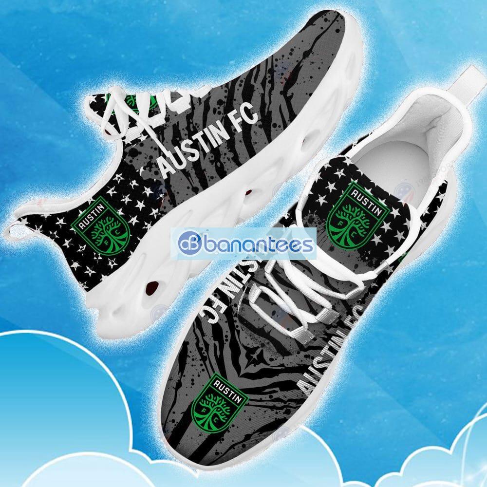 academy sports + outdoors Logo Chunky Shoes White Black Max Soul Sneakers  For Men And Women - Banantees