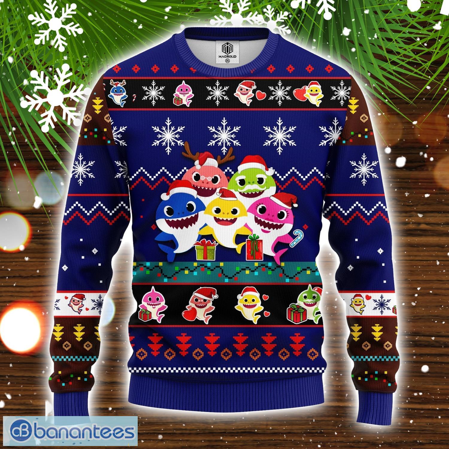 Baby shark shop ugly christmas sweater