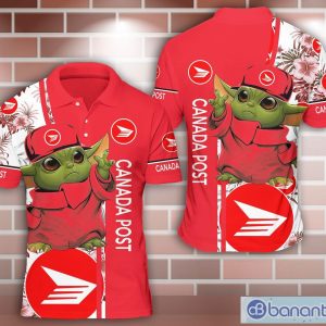 Baby Yoda canada post 3D Sport Polo Shirt Nice Gift Product Photo 1