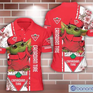 Baby Yoda canadian tire 3D Sport Polo Shirt Nice Gift Product Photo 1