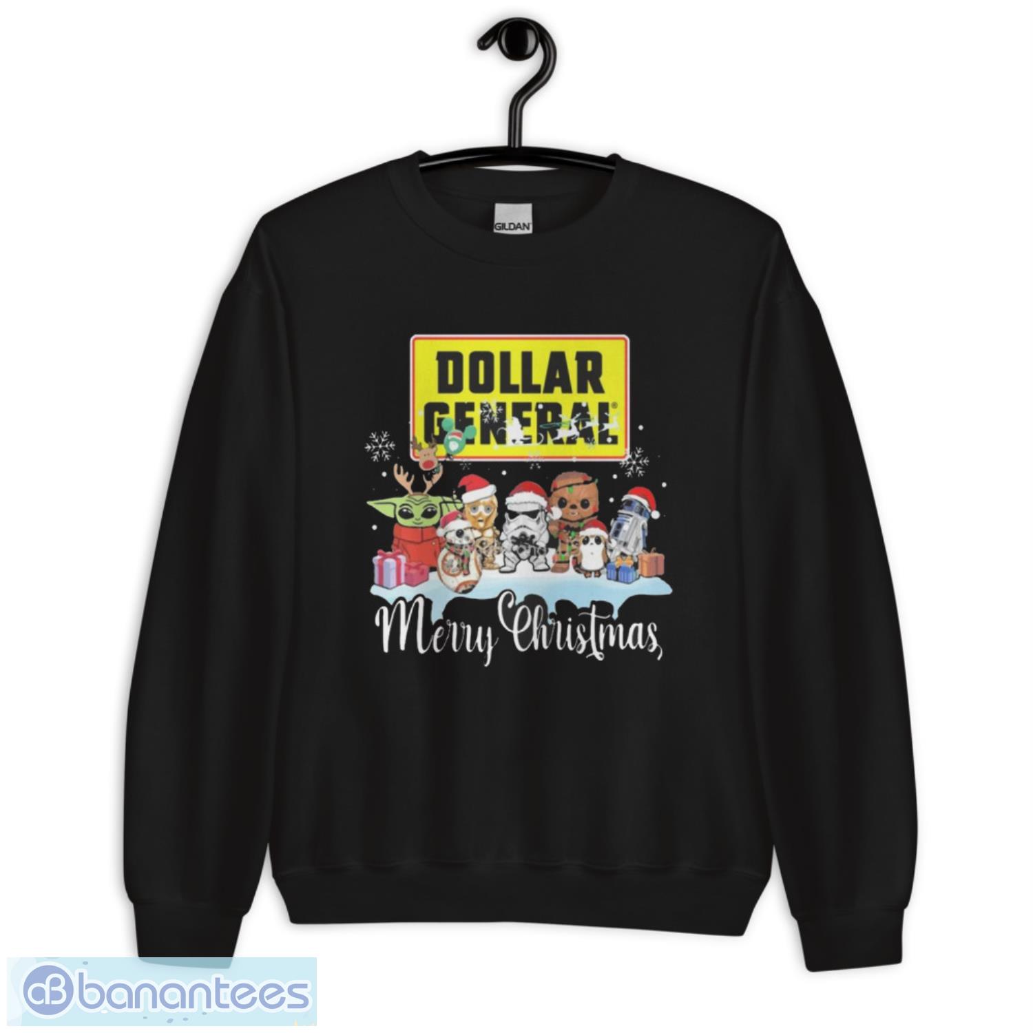 baby yoda reindeer and star war characters santa dollar general merry christmas shirt 2 image Baby Yoda Reindeer And Star War Characters Santa Dollar General Merry Christmas Shirt - Unisex Crewneck Sweatshirt