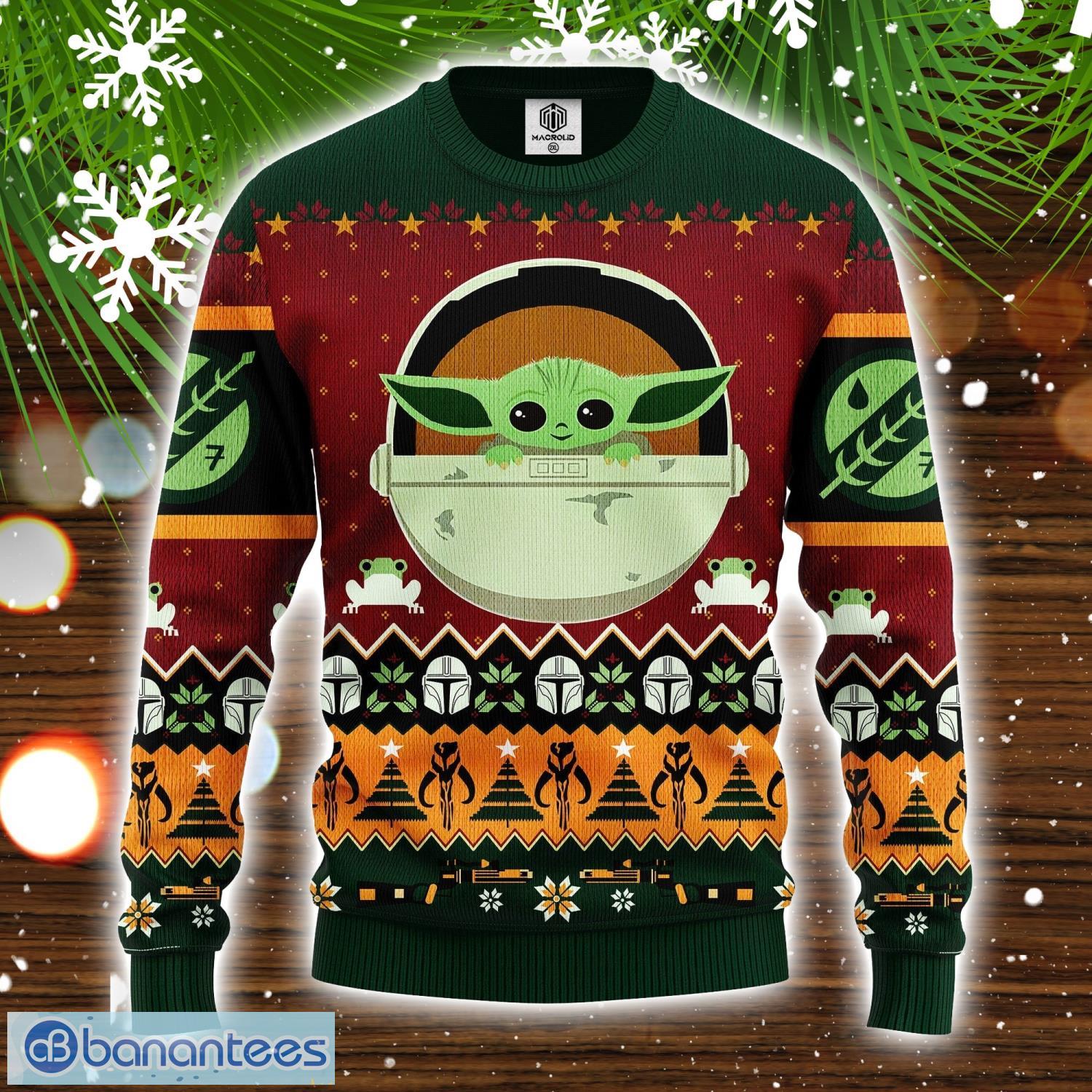 New York Yankees Baby Yoda Star Wars Unisex Ugly Christmas 3D Sweater  Trending 2023 Christmas Gift - Banantees