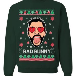 Funny Bad Bunny Ugly Christmas Sweaters For Women