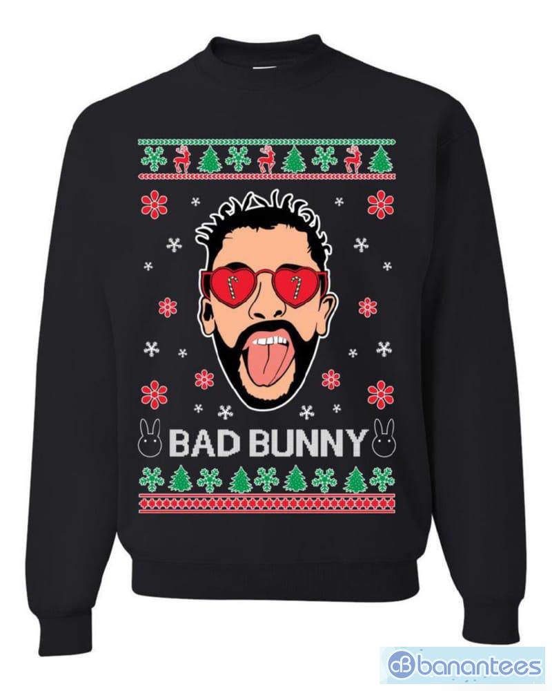 Bad Bunny Funny T Shirt Sweatshirt For Men And Women Gift Ugly Christmas -  Banantees