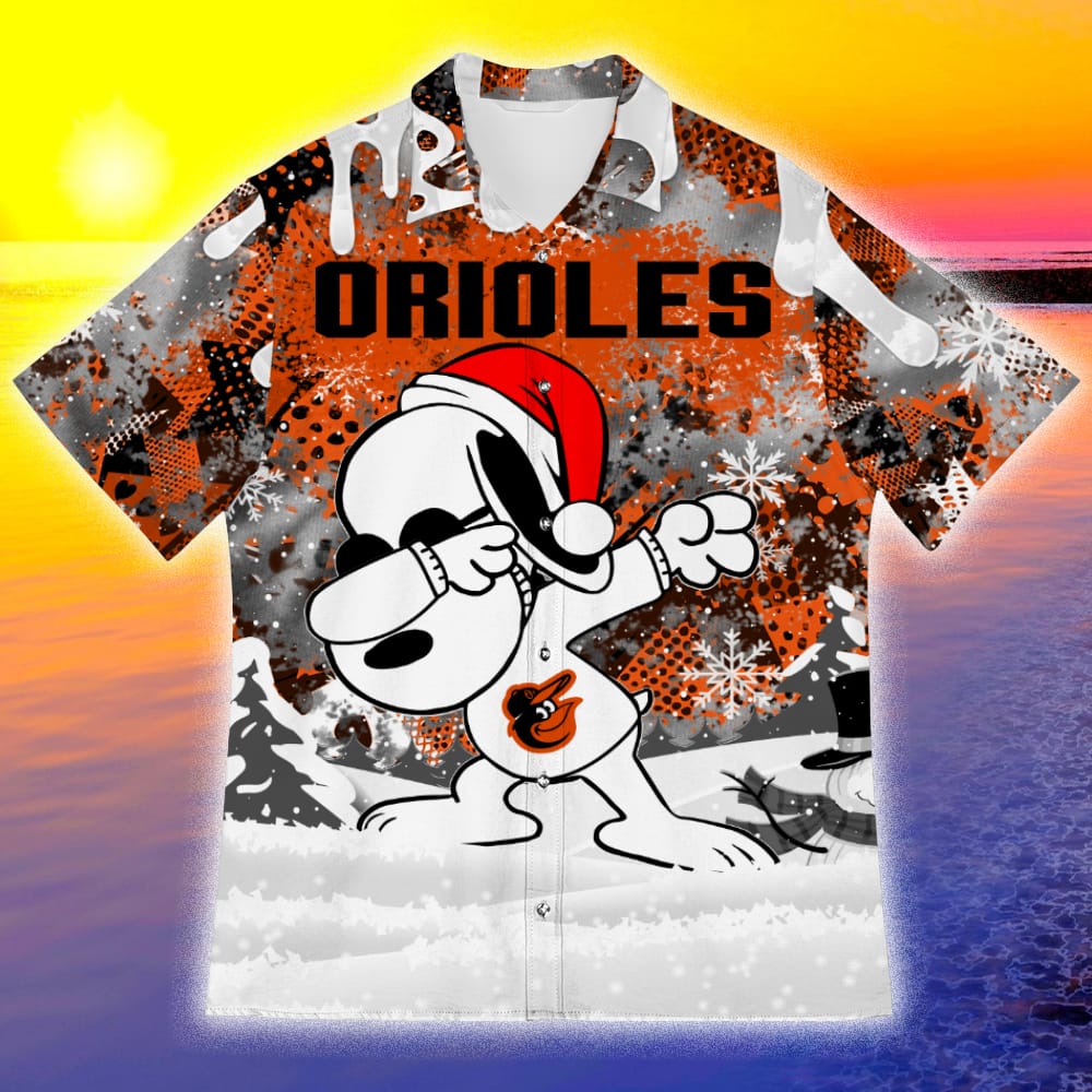 Baltimore Orioles Peanuts Snoopy Jersey - Vibrant Orange - Scesy