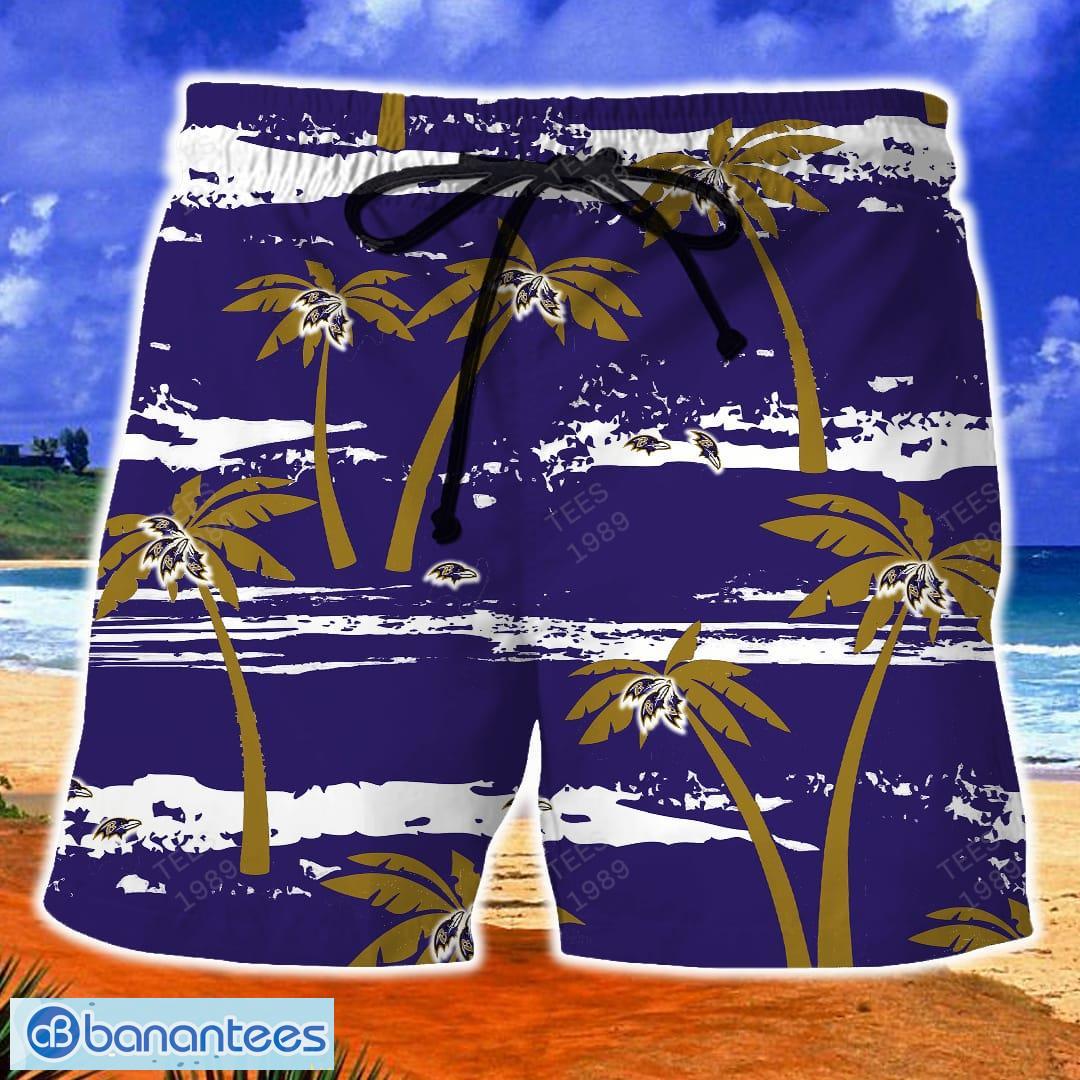 BALTIMORE RAVENS NFL Whimsical Combo Hawaiian Shirt And Short