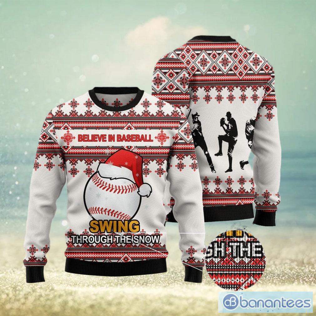 Chicago White Sox Skull Pattern Ugly Christmas Sweater - Banantees