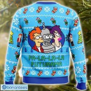 Fa-La-La-La Futurama 3D Ugly Christmas Sweater Christmas Gift Ideas Party Gift Product Photo 3