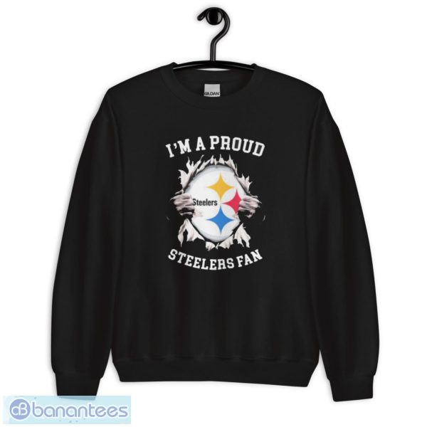 Blood Inside Me Pittsburgh Steelers S Fan Till I Die Shirt - Unisex Crewneck Sweatshirt