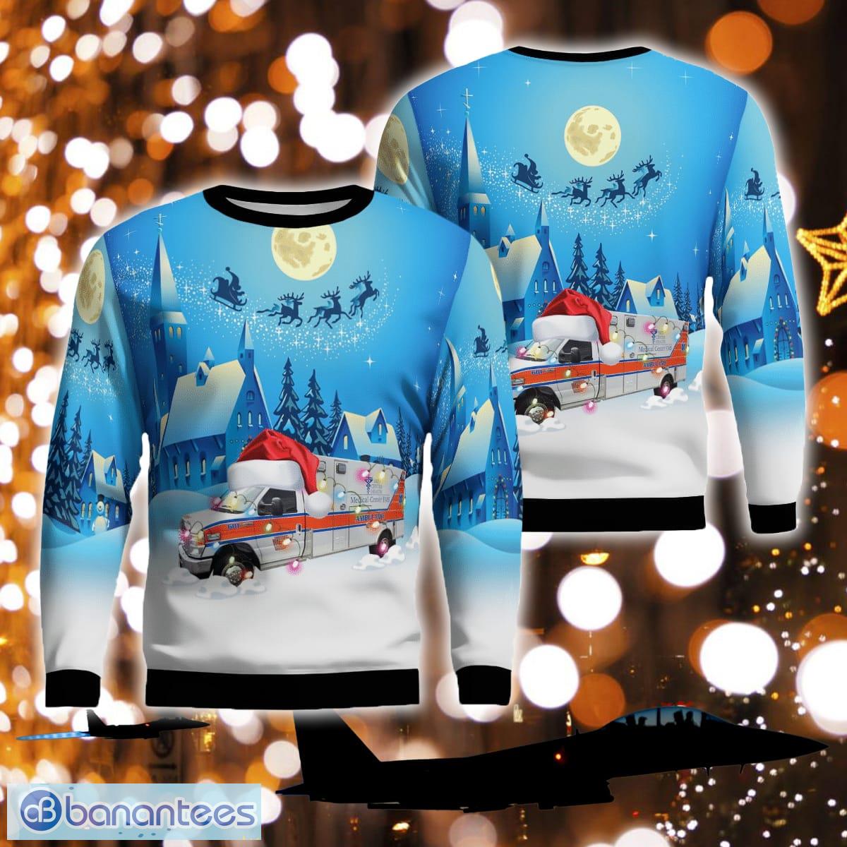 Kentucky Louisville Metro EMS Ugly Christmas Sweater - Banantees