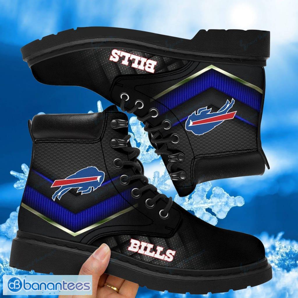buffalo bills boots 562 vegan leather custom timboot shoes image Buffalo Bills Boots 562 Vegan Leather Custom Timboot Shoes Product Photo 1