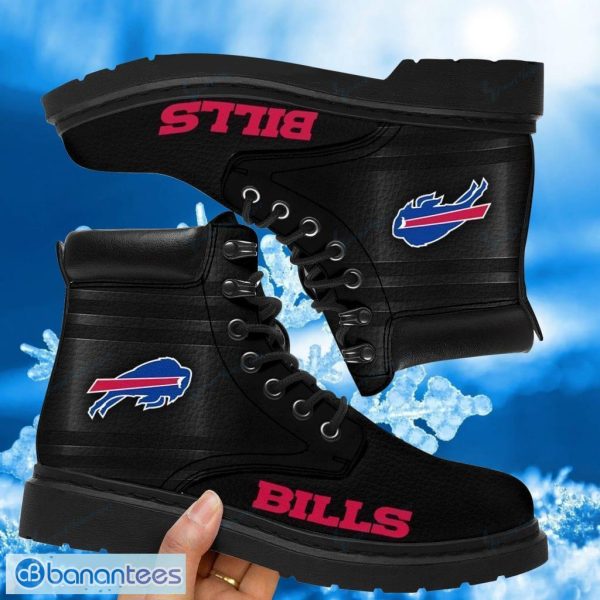 Buffalo Bills Boots Vegan Leather Custom Timboot Shoes Product Photo 1