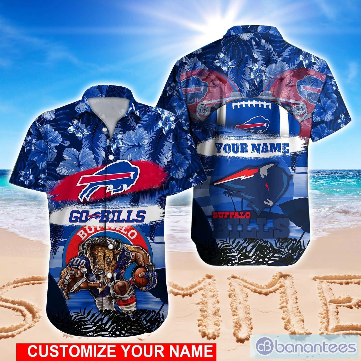 Buffalo Bills NFL Hawaiian shirt Custom Name Summer Gift Product Photo 1
