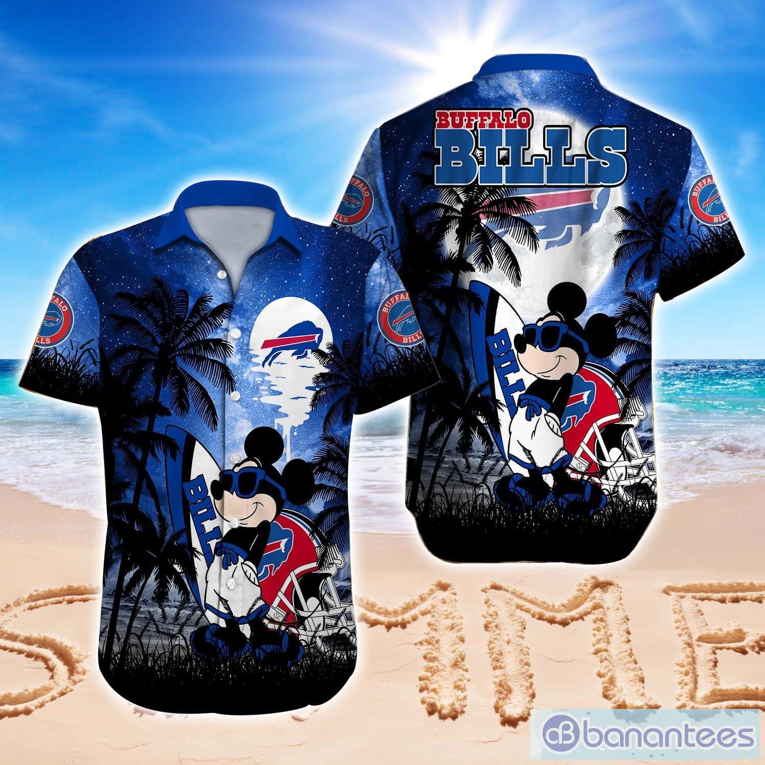 Buffalo Bills NFL Team Logo Baby Yoda Hawaiian Shirt Product Photo 1