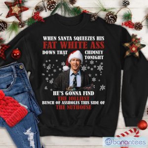 When Santa Squeezes His Fat White As Movie Quotes T-shirt, Clark Griswold Christmas Shirt Xmas Unisex Gift Product Photo 1