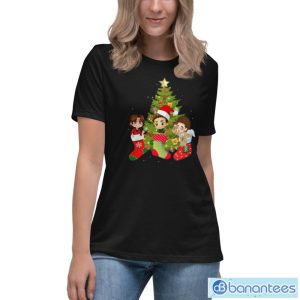 cBWjUDK3 merry christmas tree supernatural characters chibi t shirt 4 1 300x300 image Merry Christmas Tree Supernatural Characters Chibi T-Shirt - Women's Relaxed Short Sleeve Jersey Tee