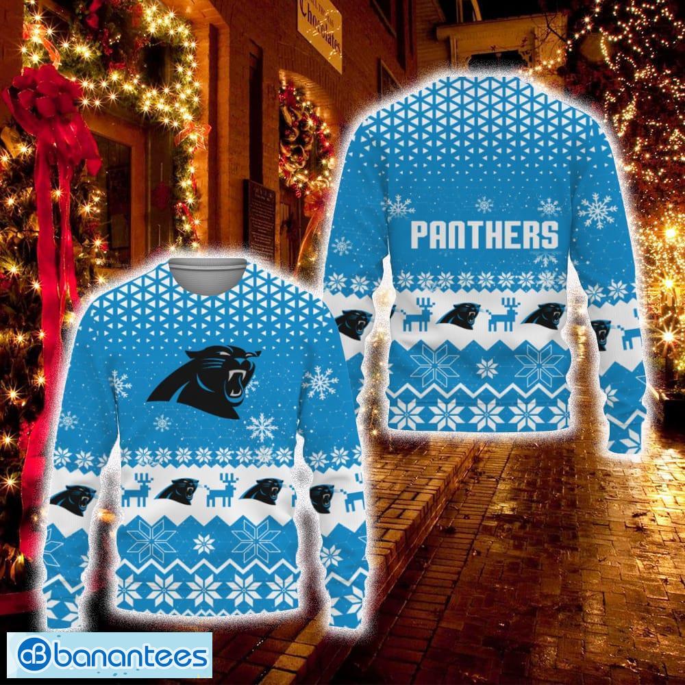 Carolina panthers clearance light up sweater