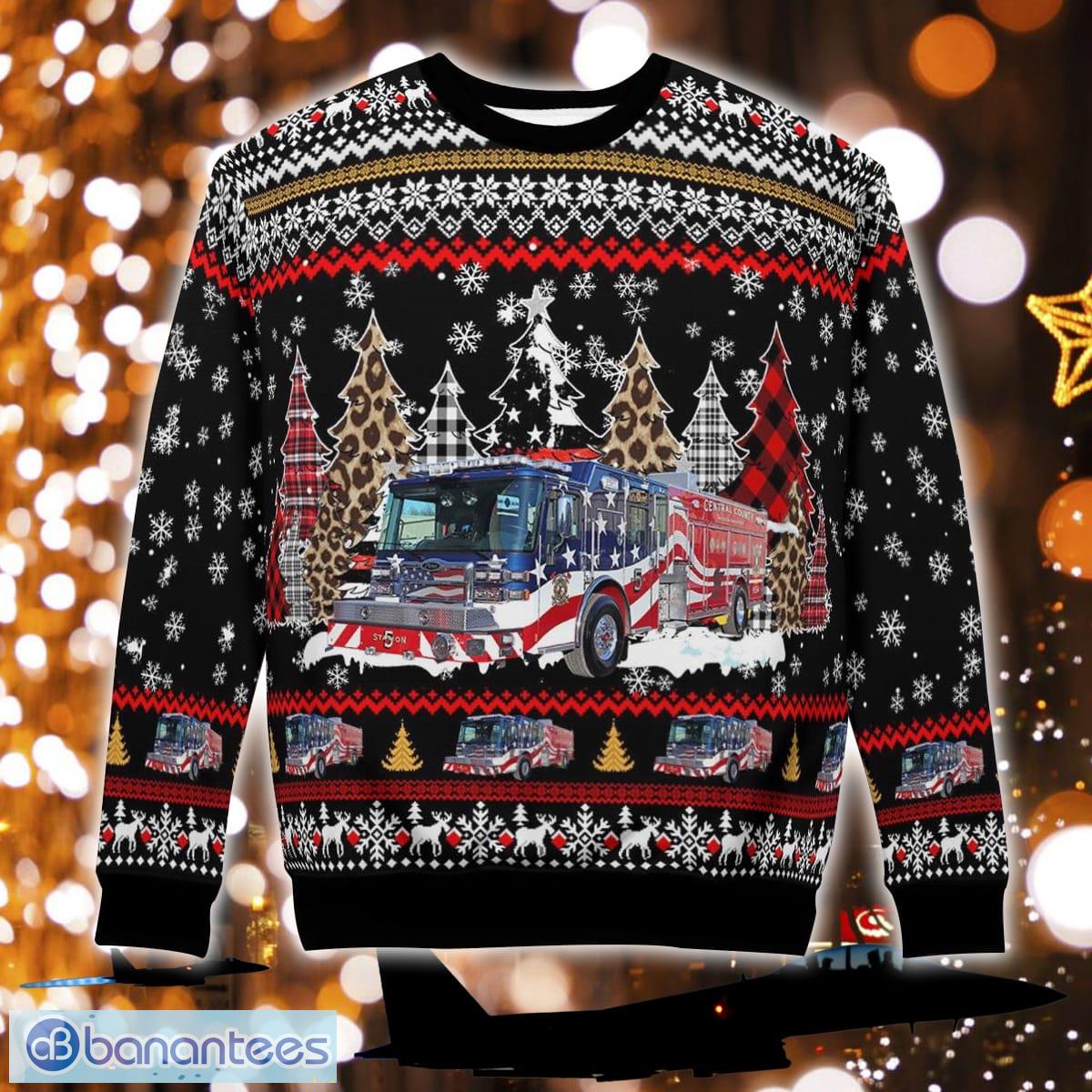 Central County Fire Rescue Missouri Ugly Christmas Sweater