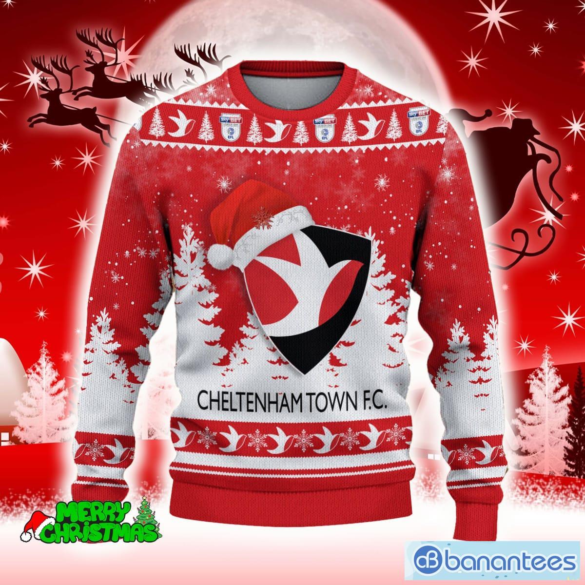 Cheltenham Town Red Hibernation 3D Sweater All Over Printed For