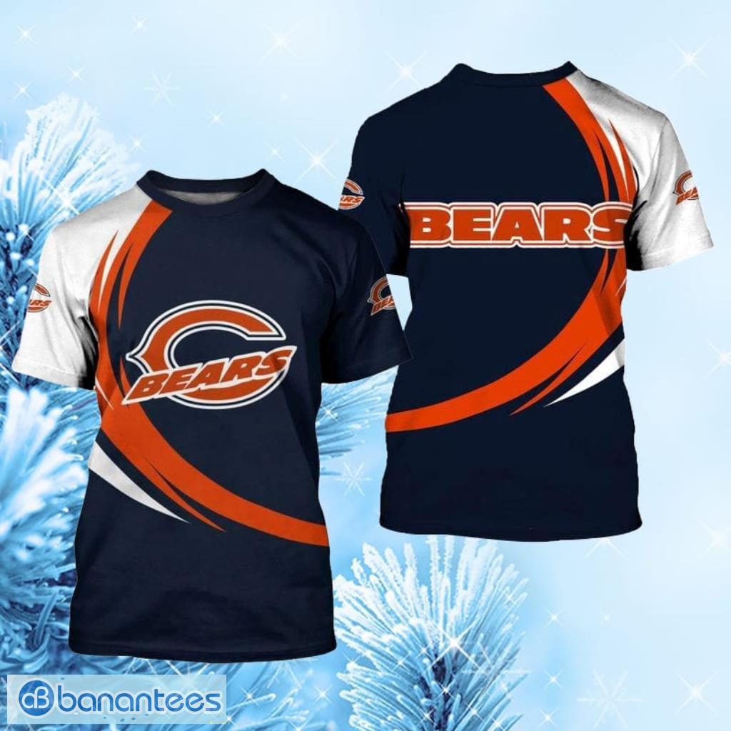 Chicago Bears All V1 Over Printed 3D Shirt Product Photo 1