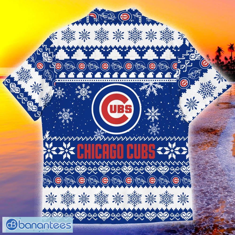 Chicago Cubs Football Sport Team Button-Down Short-Sleeve Hawaiian