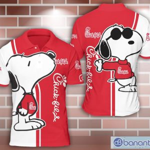chick-fil-a Snoopy Kiss 3D Polo Shirt For Sport Lover Product Photo 1