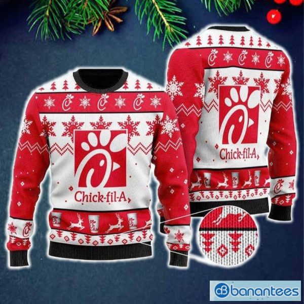 Chick-fil-a ugly christmas sweater For Men And Women Gift - Chick-fil-a ugly christmas sweater For Men And Women Gift