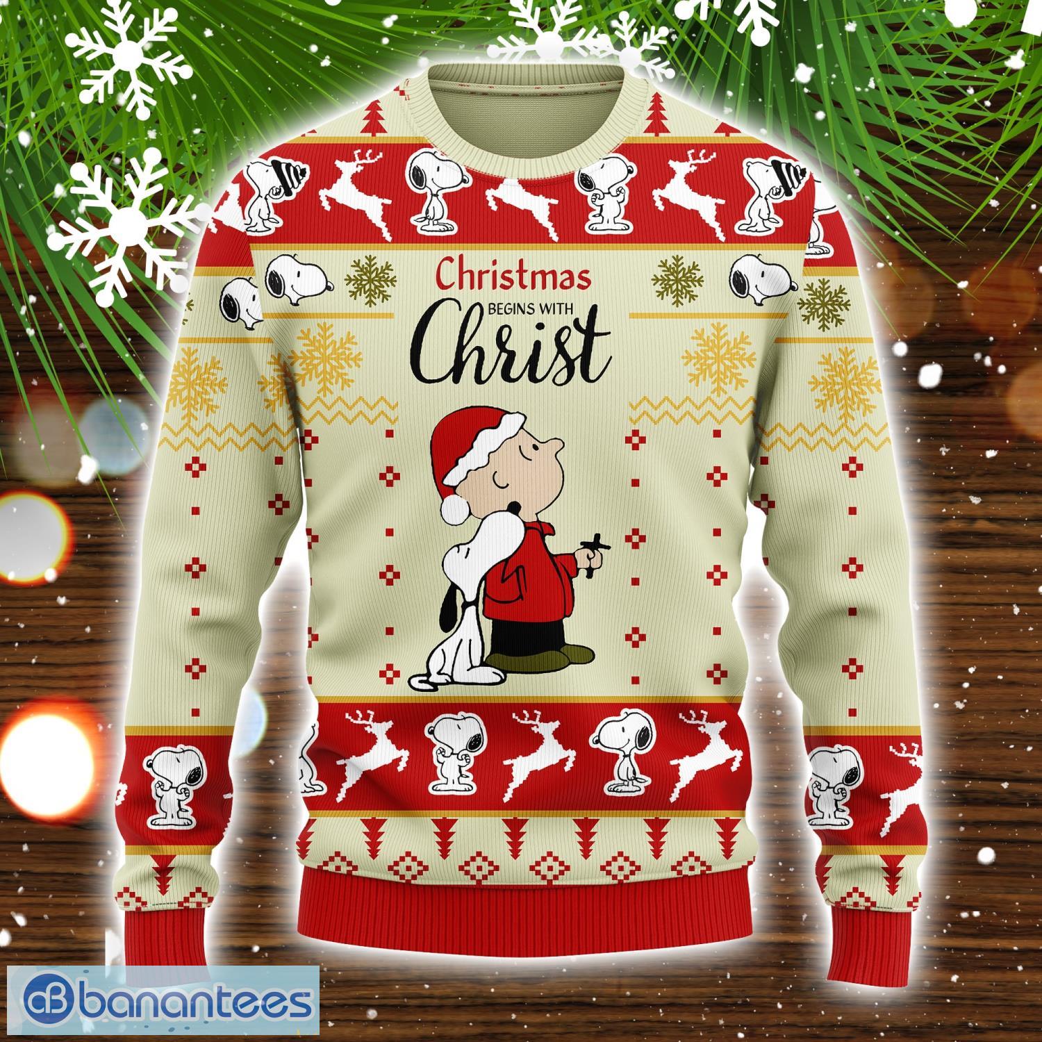 Snoopy christmas online sweater