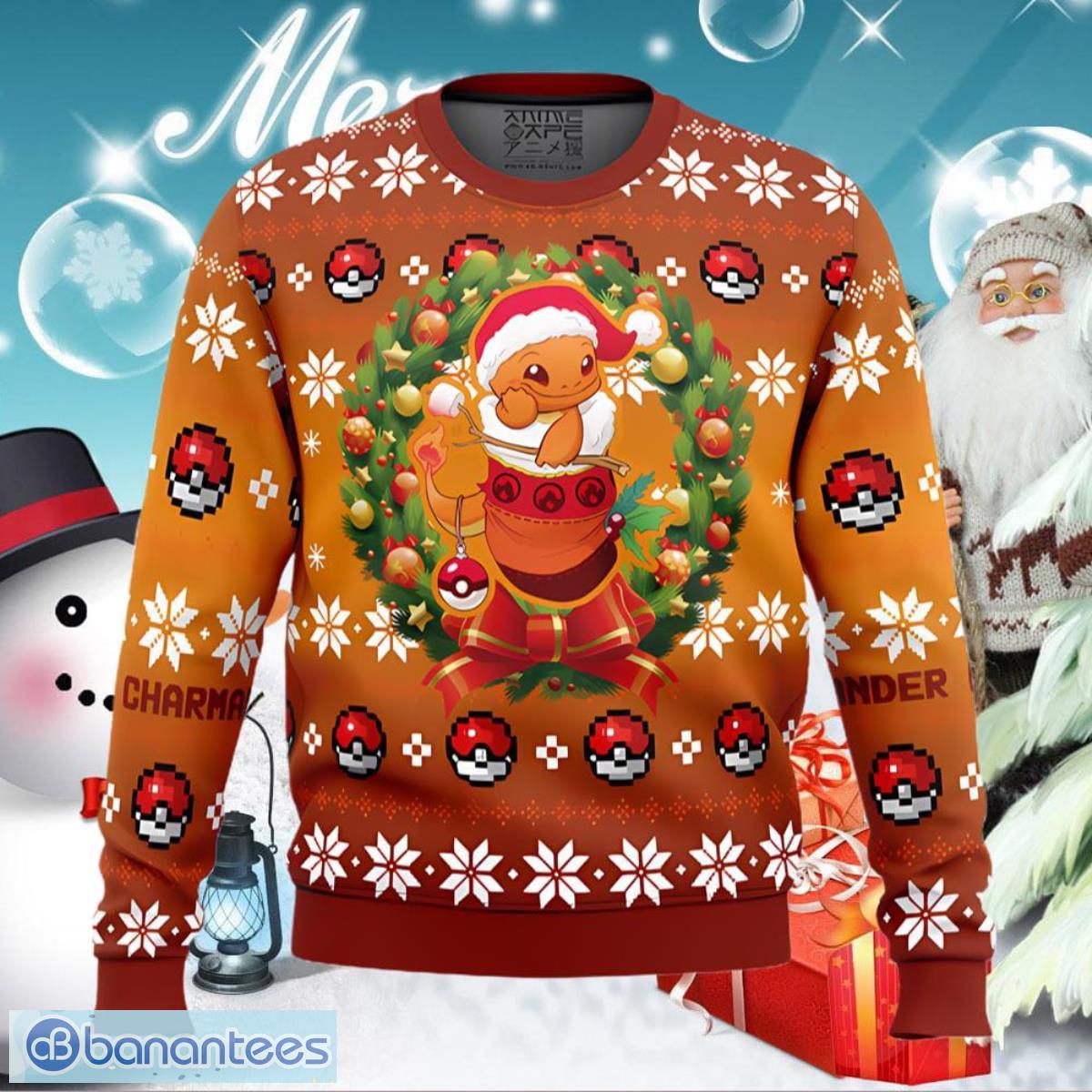 Charmander 2024 christmas sweater