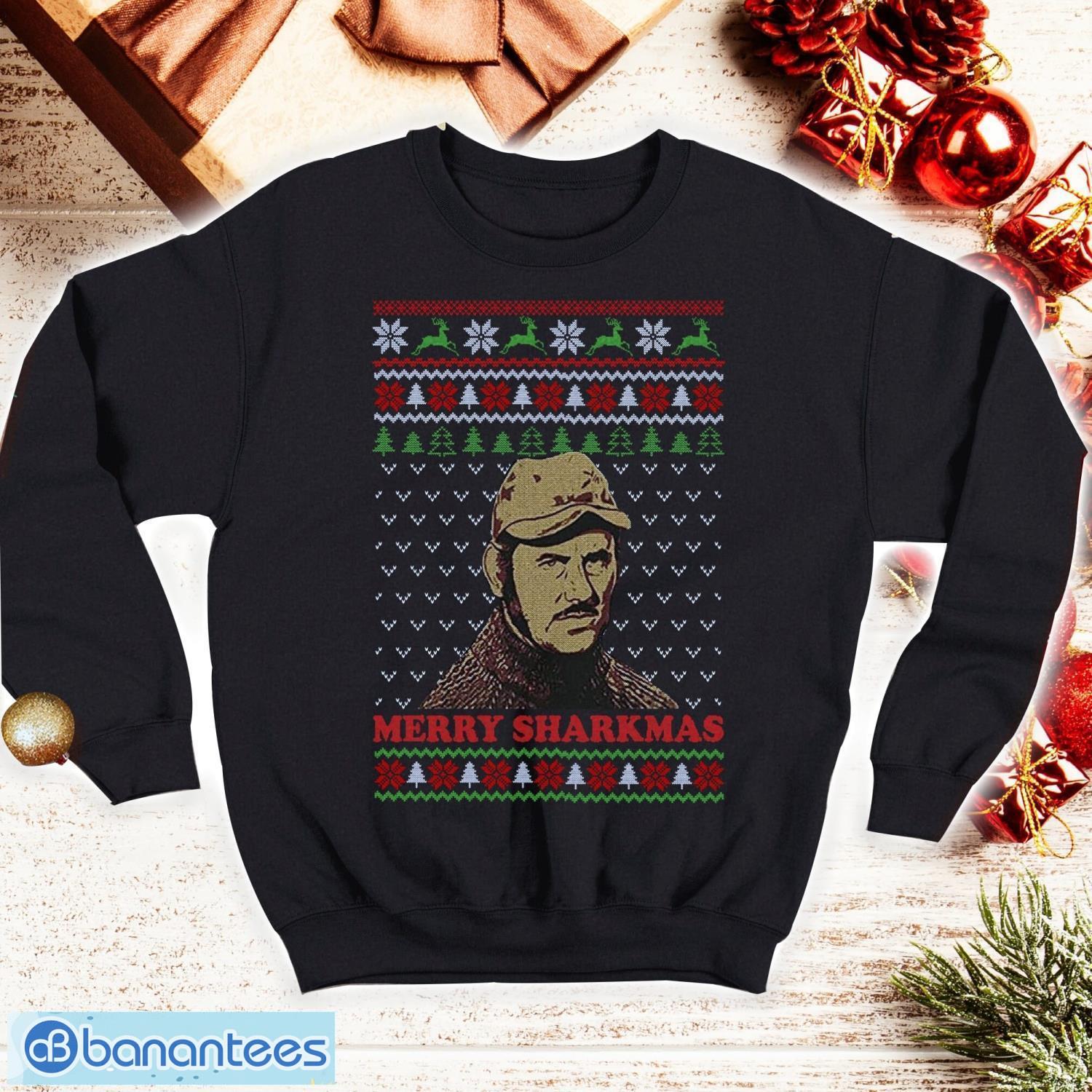 christmas-gifts-merry-sharkmas-ugly-christmas-shirt-quint-lovers-shirt-jaws-lovers-movie-tshirt-2.jpg Christmas Gifts Merry Sharkmas Ugly Christmas Shirt Quint Lovers Shirt Jaws Lovers Movie Tshirt Product Photo 1