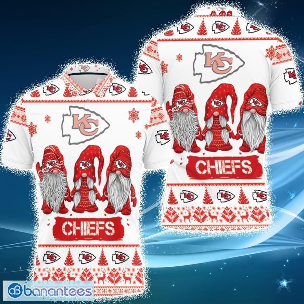 Happy Merry Christmas the Gnomes Kansas City Chiefs logo shirt