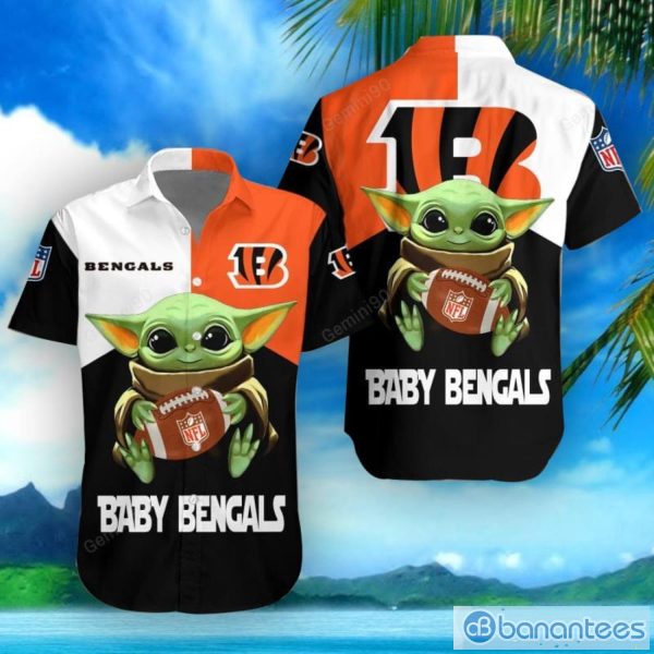 Cincinnati Bengals Baby Yoda Hawaiian Shirt Cute Gift For Men And Women Product Photo 1
