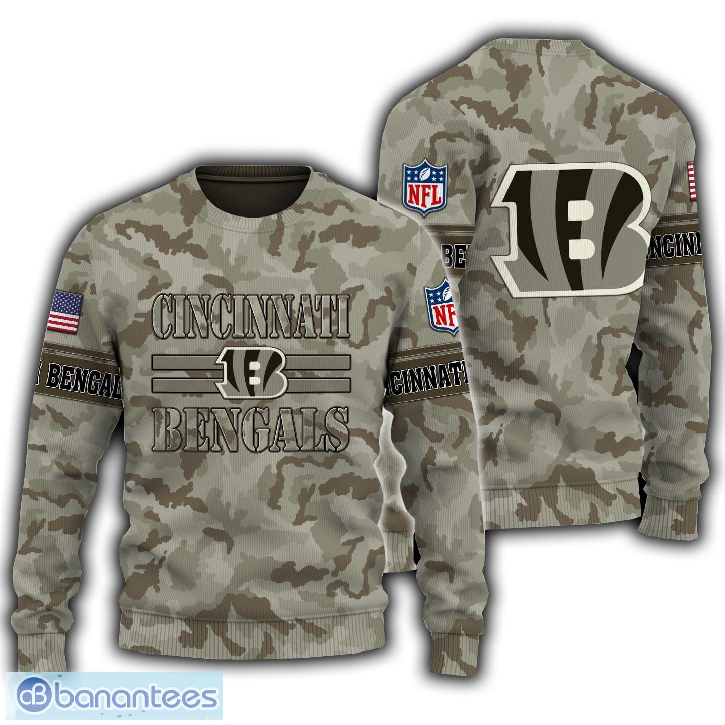 Cincinnati bengals 2025 camo sweatshirt