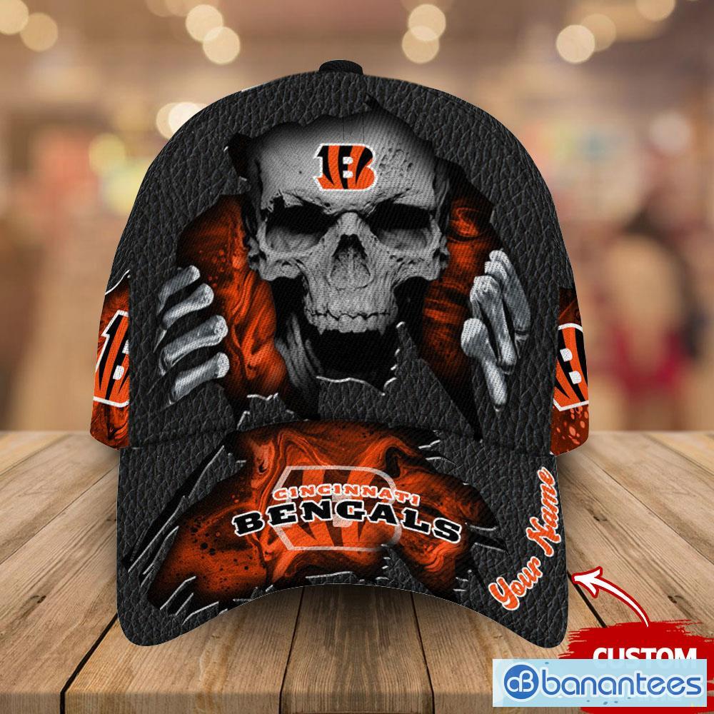 Cincinnati Bengals Personalized NFL Skull Cap 3D Gift For Fans