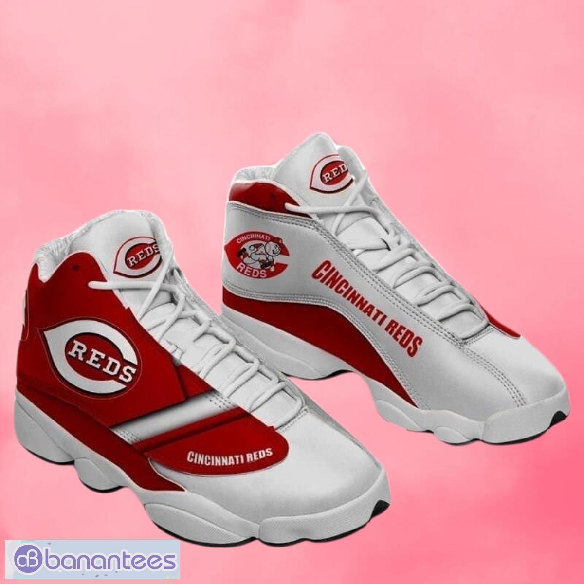 Cincinnati Reds Air Jordan 4 Sneakers Shoes For Men And Women