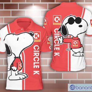 circle k Snoopy Kiss 3D Polo Shirt For Sport Lover Product Photo 1