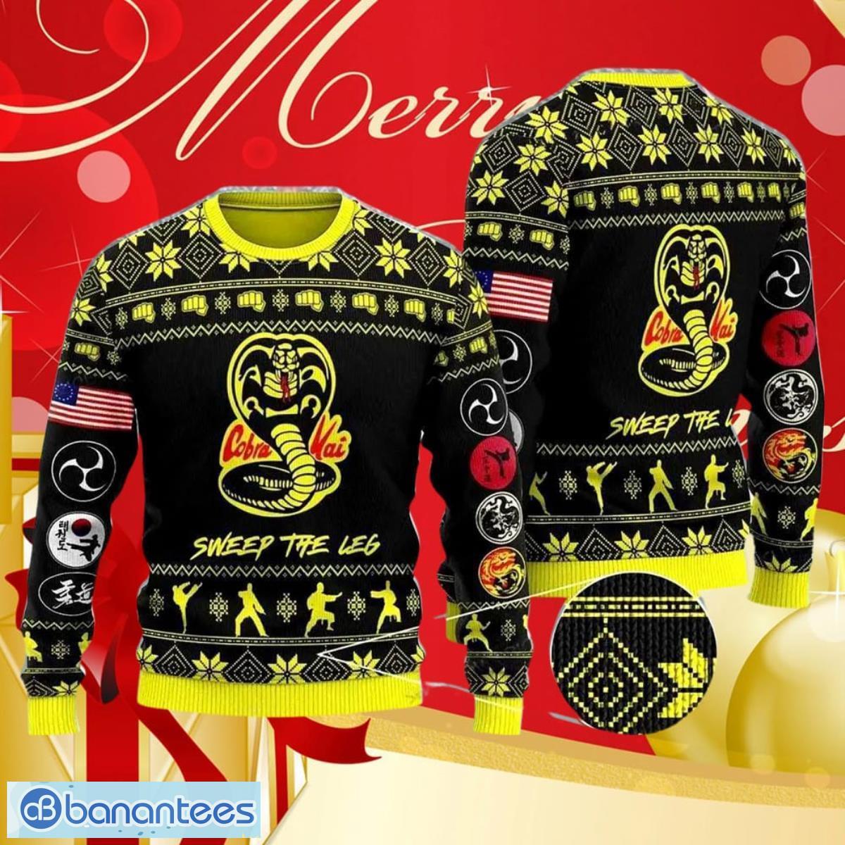 Cobra kai outlet ugly christmas sweater