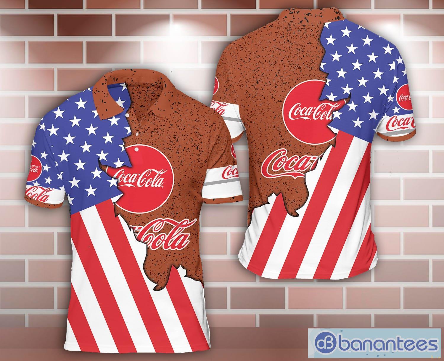 coca cola 3d sport polo shirt nice gift image coca-cola 3D Sport Polo Shirt Nice Gift Product Photo 1