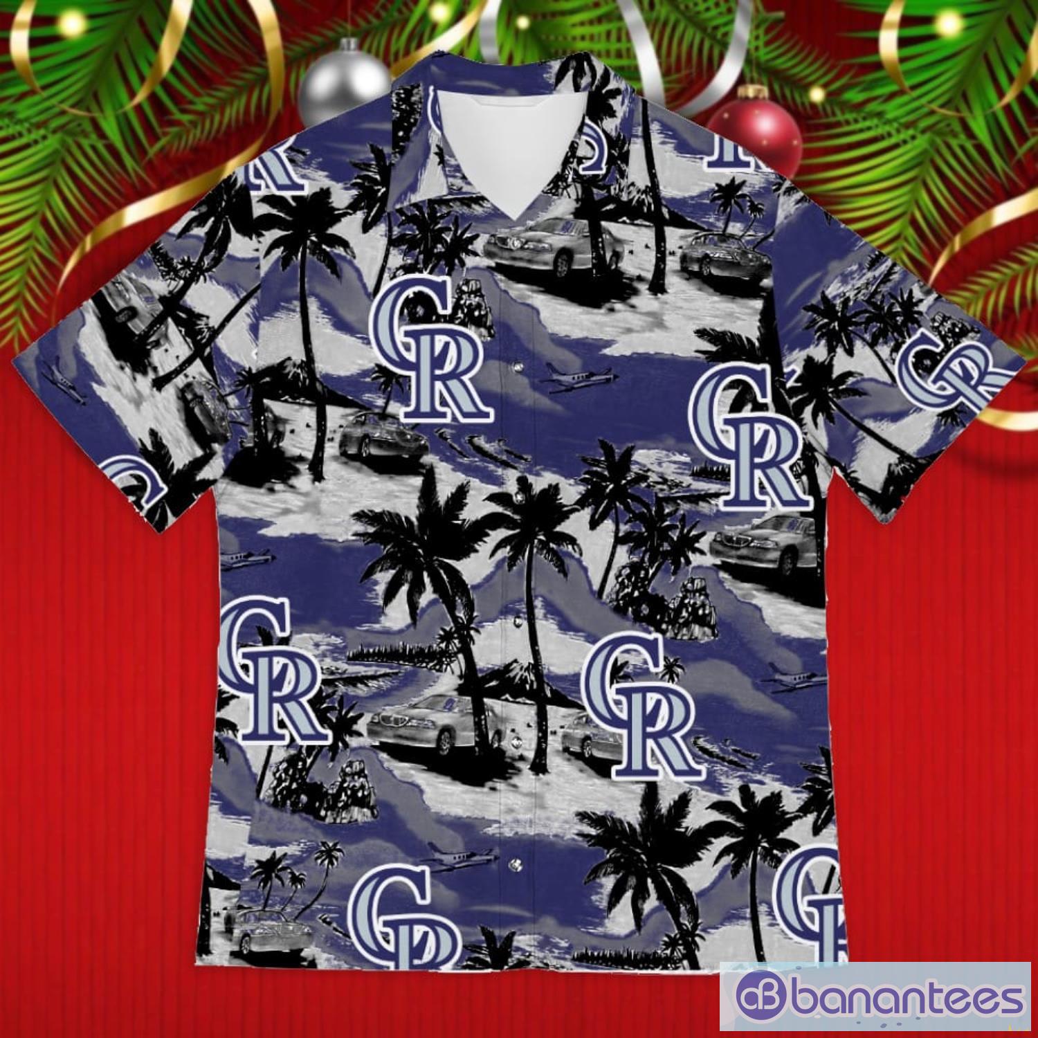 Colorado Rockies Sports American Tropical Patterns Summer Gift 3D Hawaiian Shirt Product Photo 1