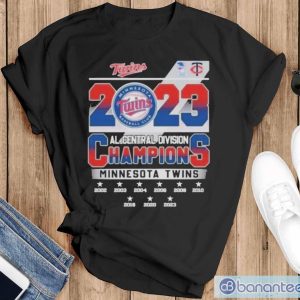 Colorado sports forever let’s go Colorado al central division champions minnesota twins logo design t-shirt - Black T-Shirt