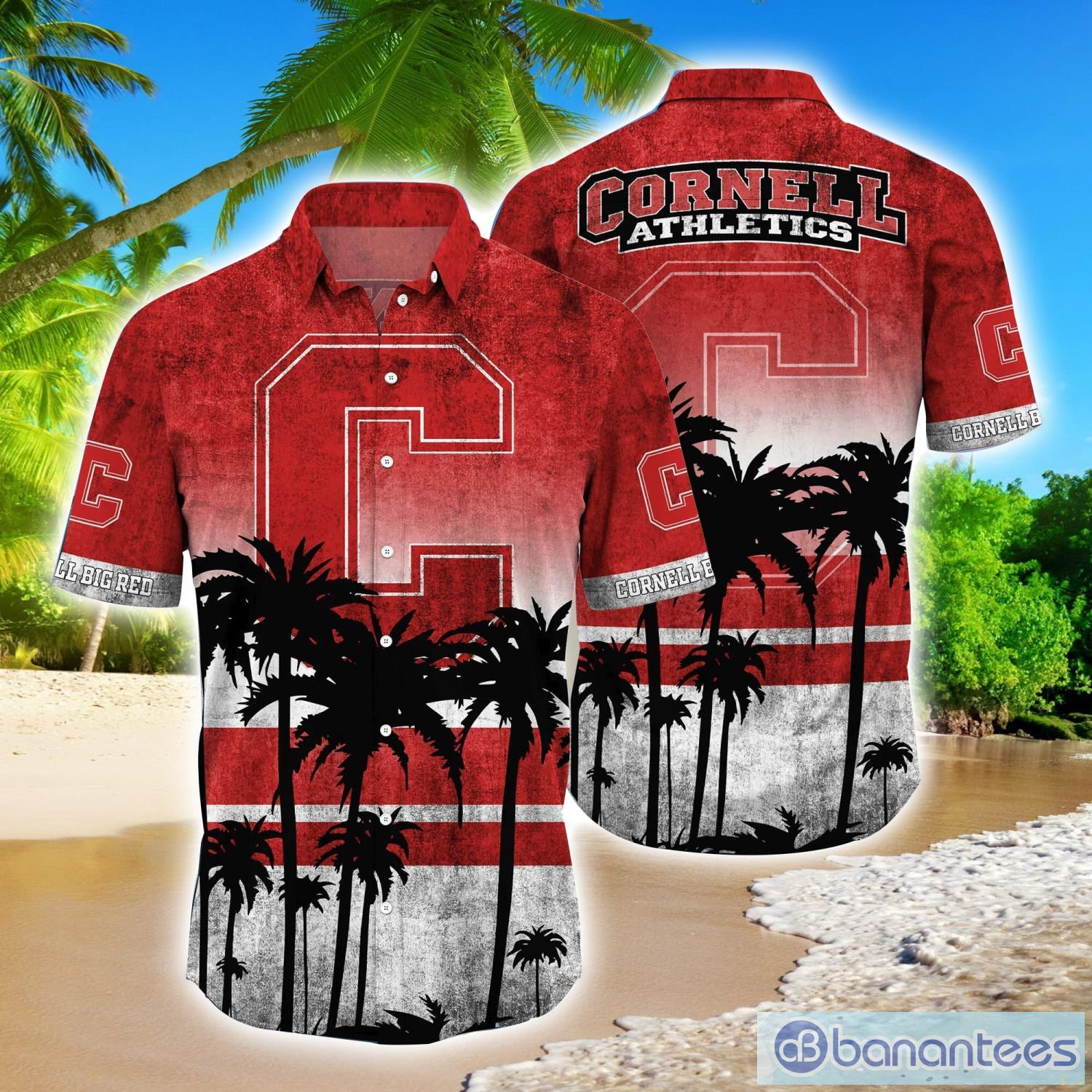 Cornell Big Red NCAA Hawaiian Shirt Sunshine Aloha Shirt - Trendy Aloha