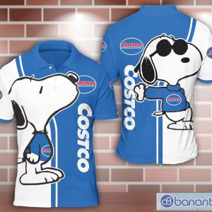 costco Snoopy Kiss 3D Sport Polo Shirt Nice Gift Product Photo 1
