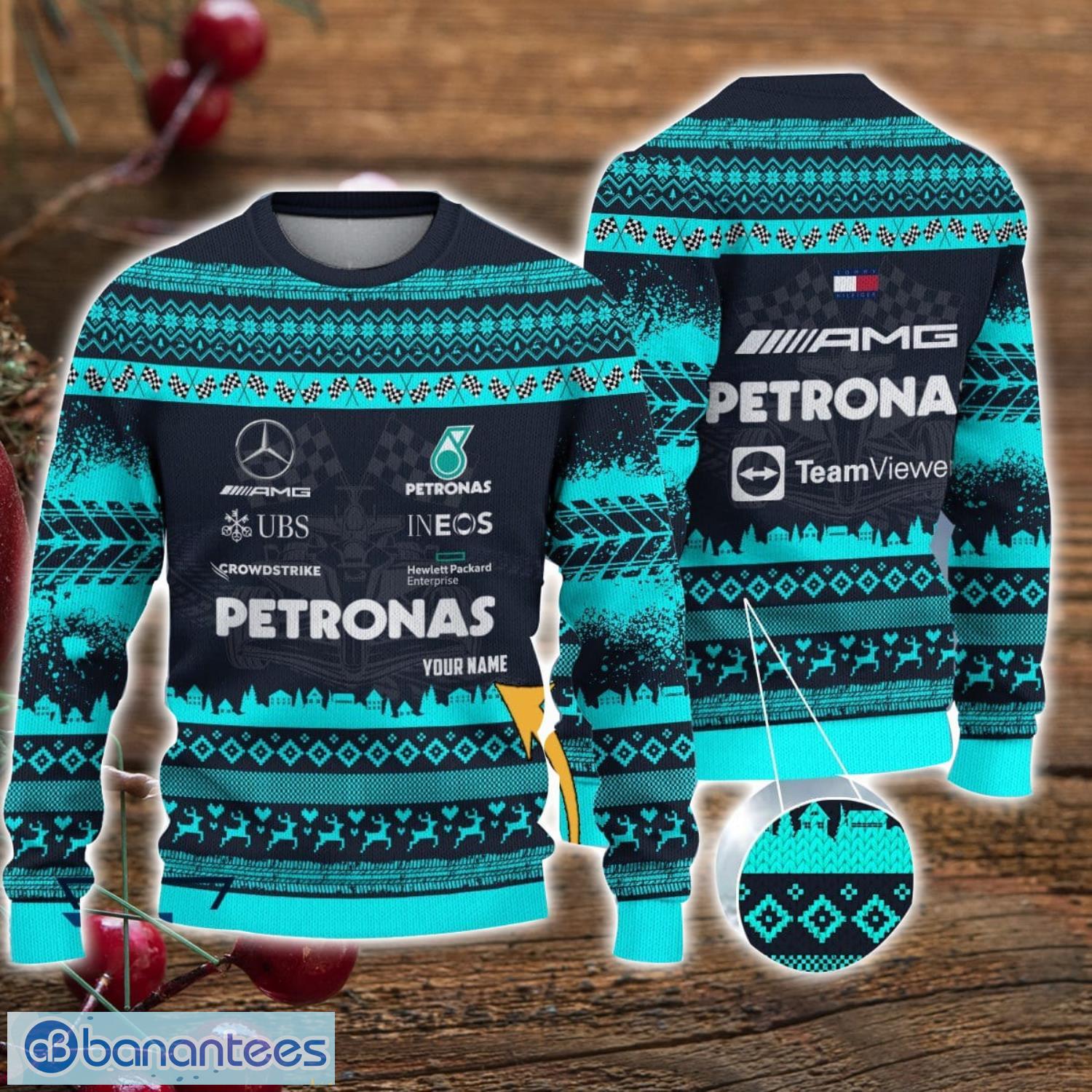 Mercedes on sale christmas sweater